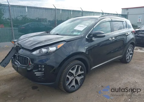 2019 Kia Sportage Sx Turbo z USA, uszkodzony, nr VIN KNDPRCA67K7615695